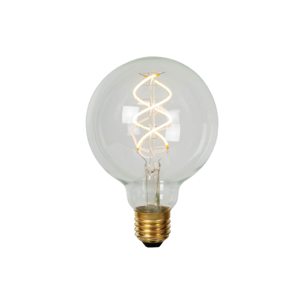 Ampoule LED E27 globe à filament transparente, 5 W | Lucide (49032/05/60)