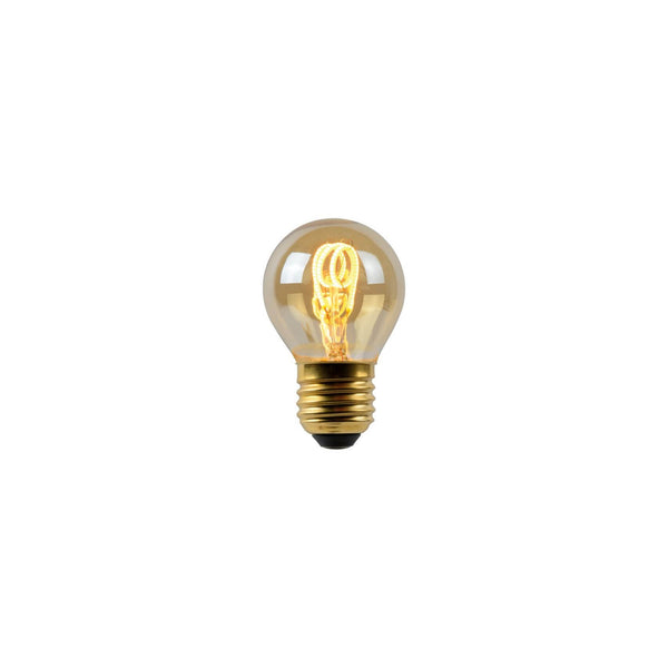 Ampoule LED E27 à filament ambrée, 3 W | Lucide