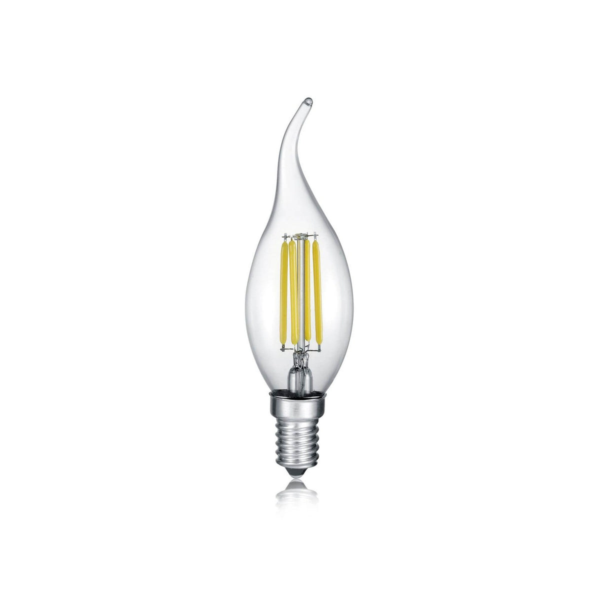 Ampoule LED E14 flamme transparente, 4 W | Trio (990-400)