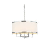 Suspension Casa M, abat-jour tissu