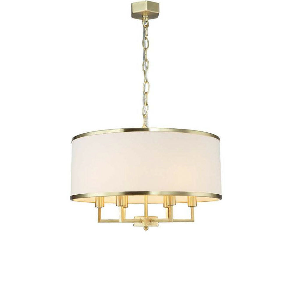 Suspension Casa M, abat-jour tissu