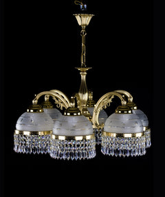 LA099CLN brass chandelier