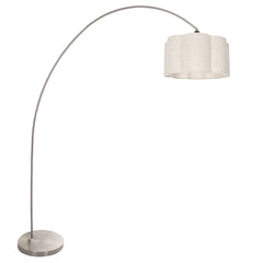 Lampadaire salon | FloraWave Argenté Ø40 cm