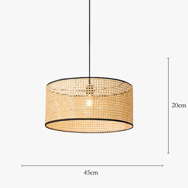 Rattan ball pendant light | Nima
