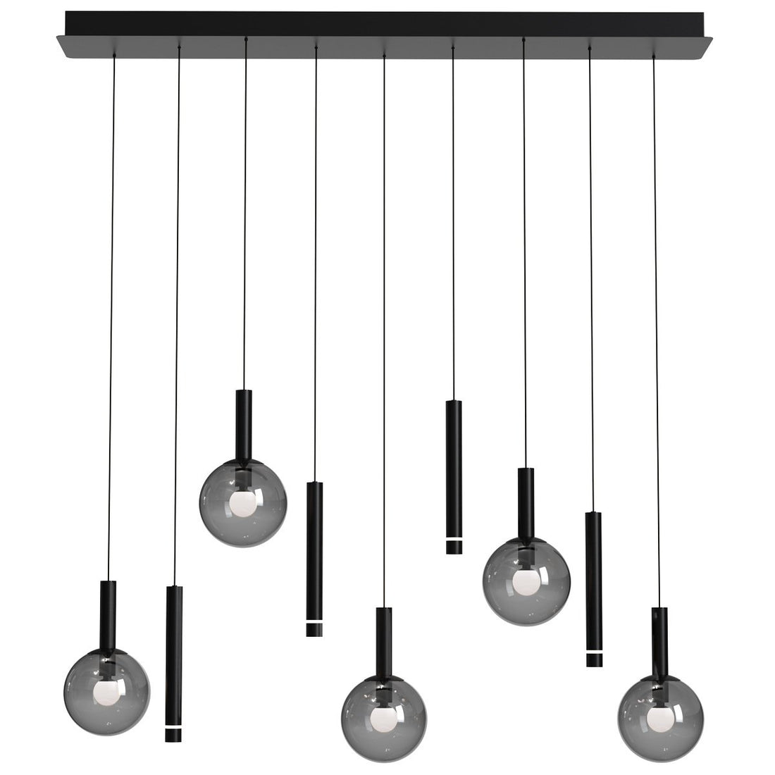 Volari black pendant light