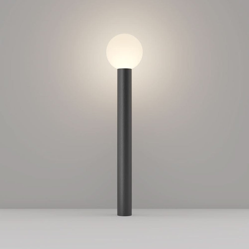 Bold black outdoor light