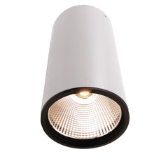 Spot Luna blanc, H 21 cm