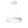 Suspension Sculptoris aluminium et blanche, Ø 60 cm