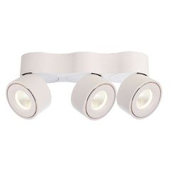 Spot Uni aluminium et blanc