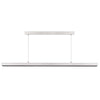 Suspension Office aluminium et blanche