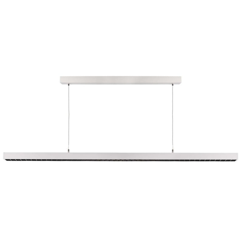 Suspension Office aluminium et blanche
