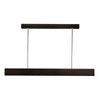 Suspension Apollon aluminium et noire, L 100,4 cm
