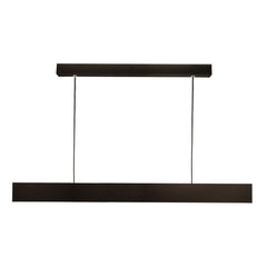 Suspension Apollon aluminium et noire, L 100,4 cm