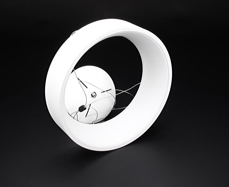 Suspension Sculptoris aluminium et blanche, Ø 45 cm, blanc neutre