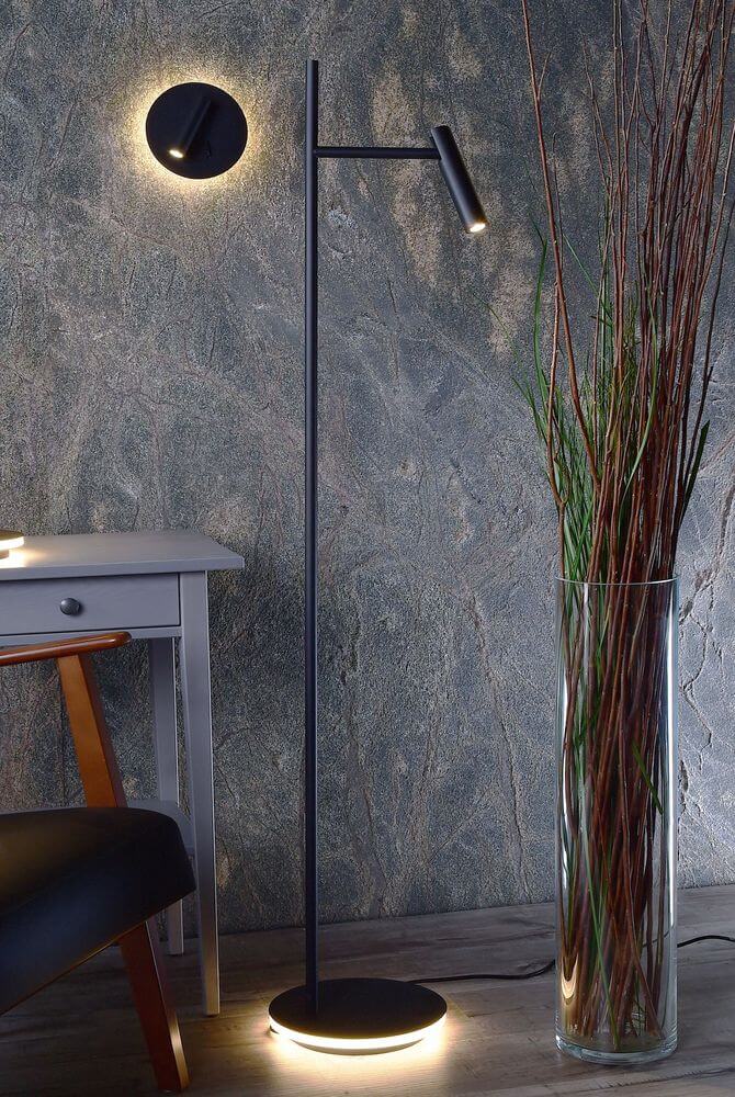 Lampadaire Brahe noir