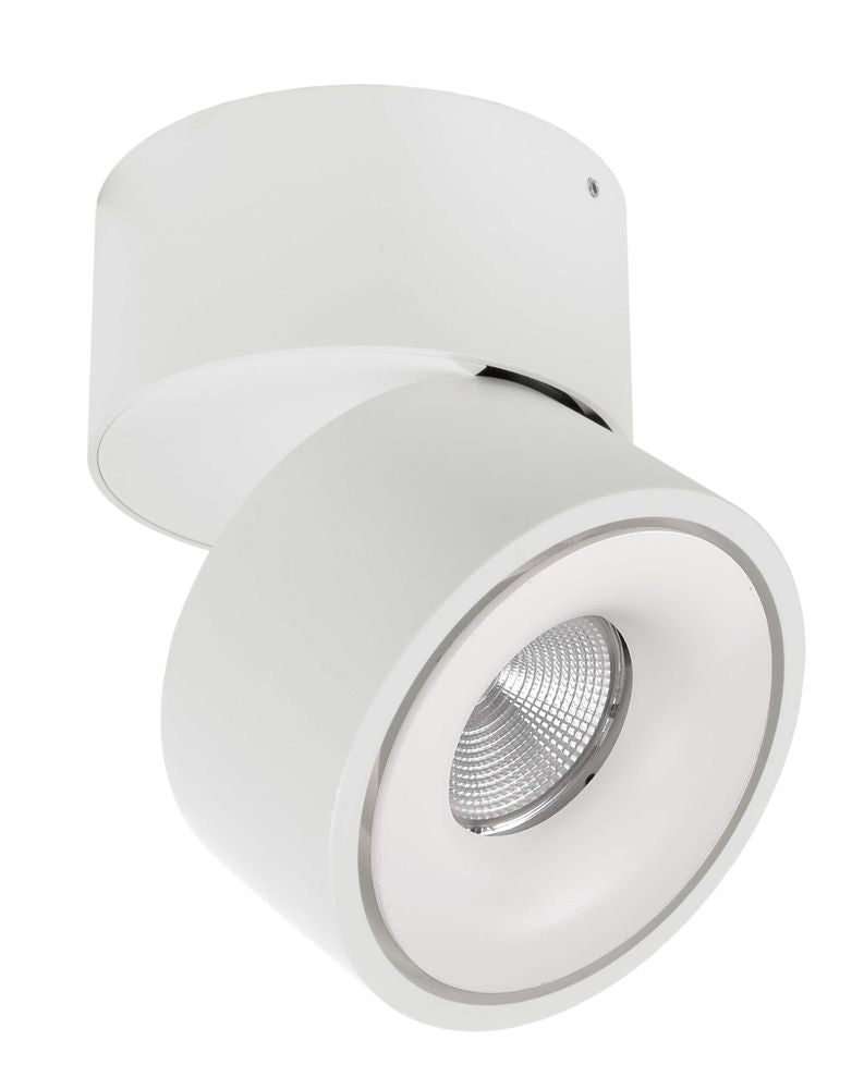 Spot Uni blanc, H 10,3 cm