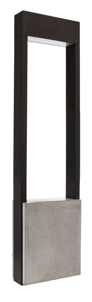 Lampadaire extérieur Chertan gris foncé, H 60 cm