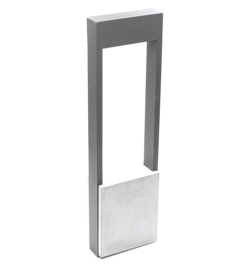 Lampadaire extérieur Chertan gris foncé, H 60 cm