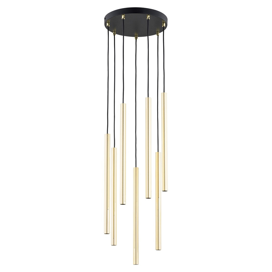 Suspension Tamrisal 7 lumières dorée