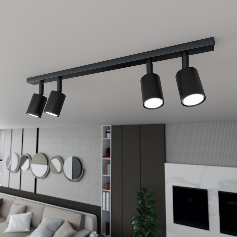 Spot Holstren 4 lumières noir