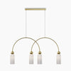Antic gold pendant light