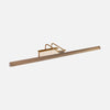 LED picture wall light, bronze with dimmer, L 60 cm | Litho