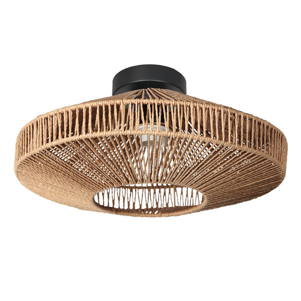 Ropex black ceiling light