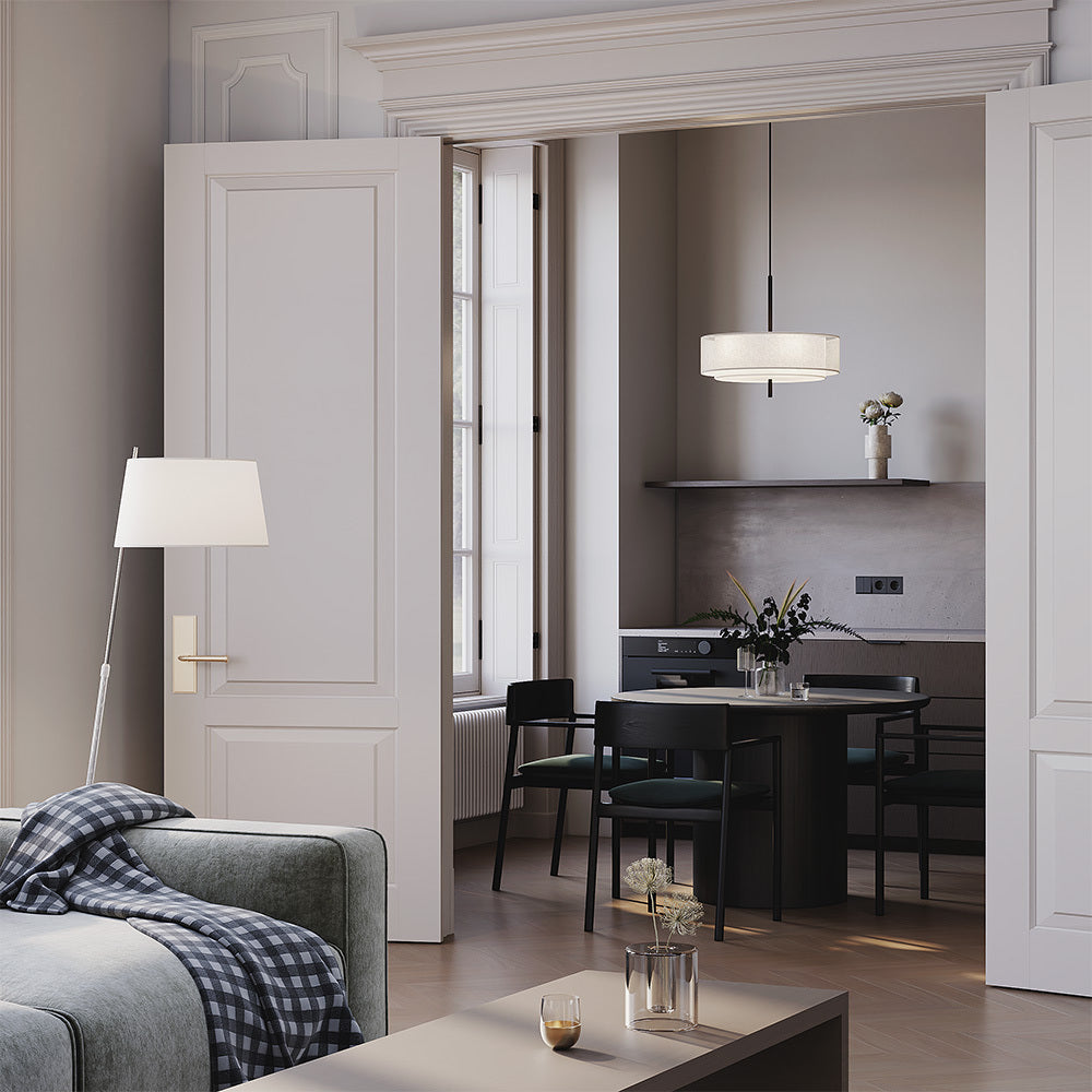 Bergamo Suspension luminaire noir