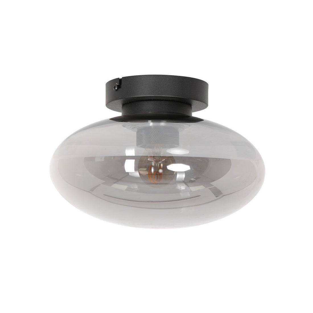 Reflexion black ceiling light