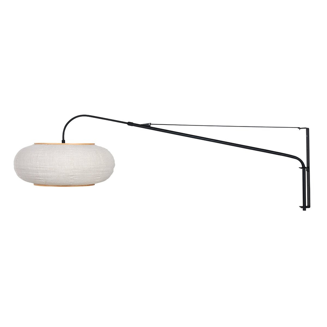 Silva-Alba black wall lamp