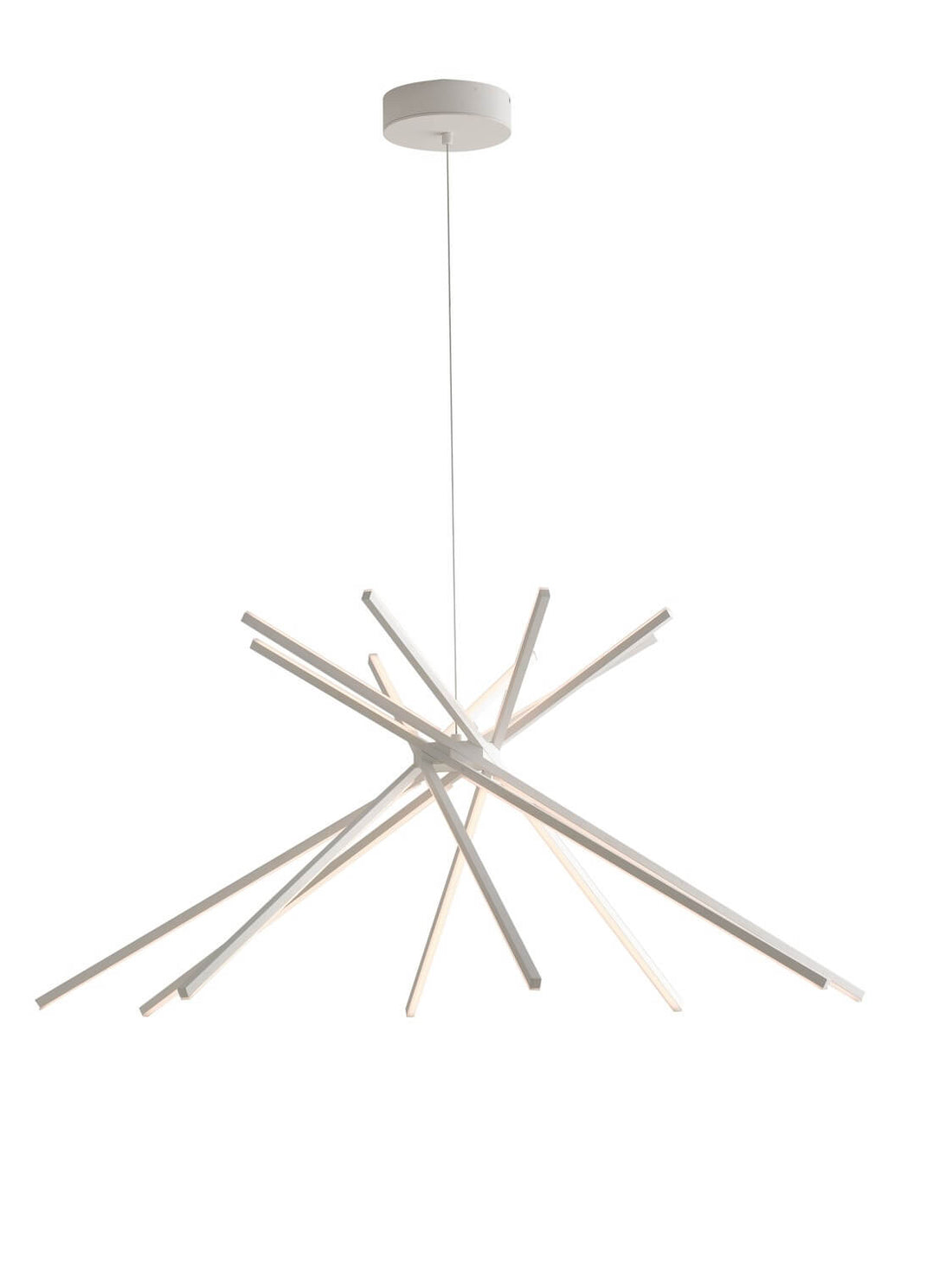 Suspension Shanghai blanche, H 160 cm (LED-SHANGHAI-S8-BCO)