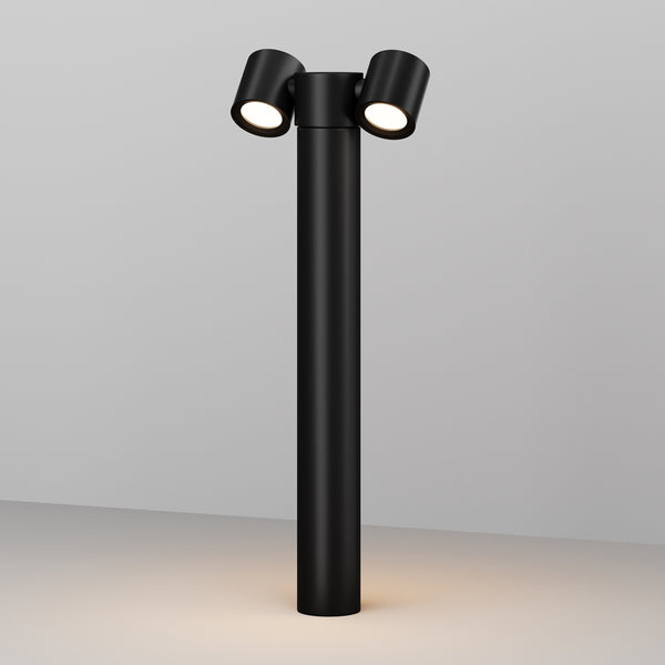 Wall Street black outdoor light