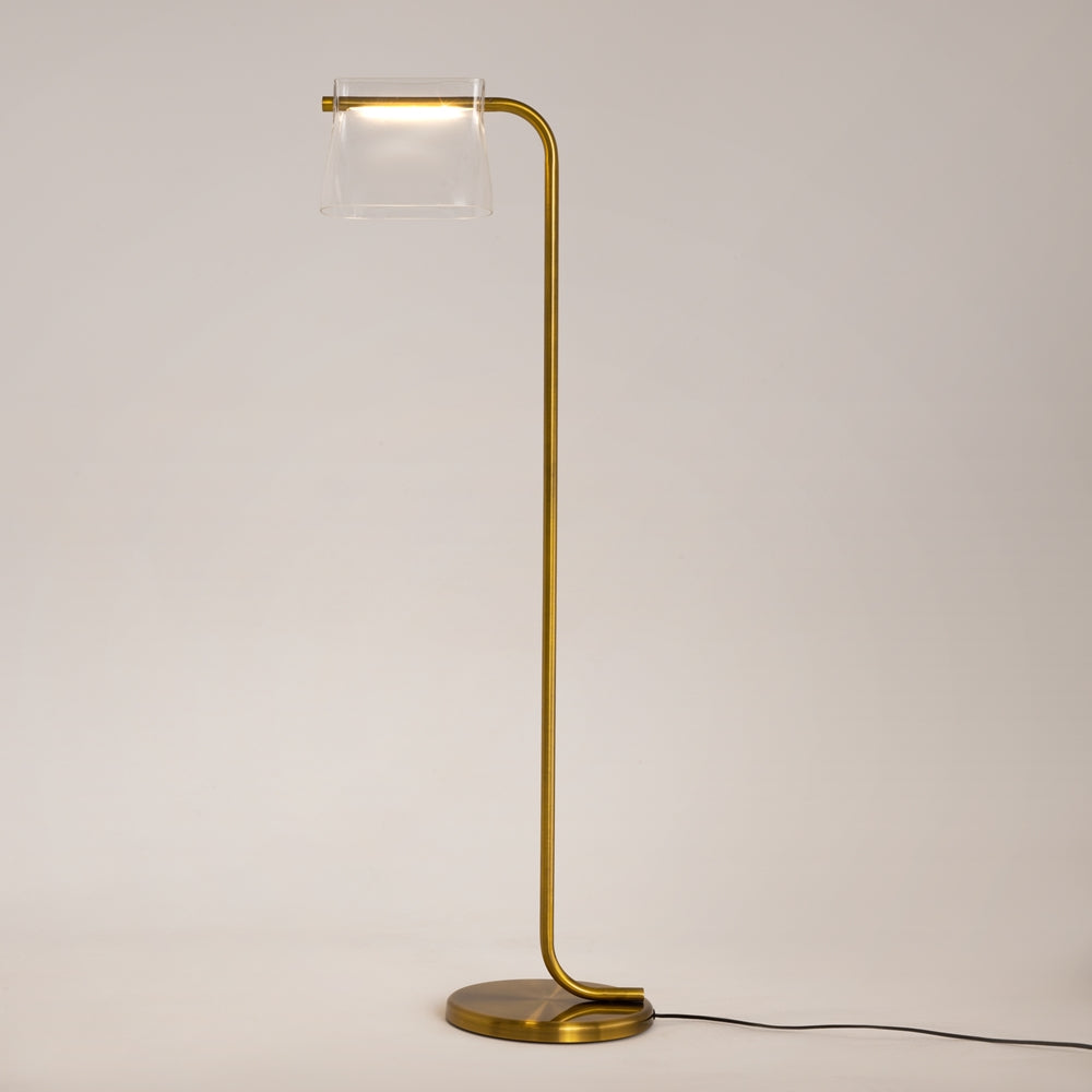 Gold Floor Lamp Tray Table