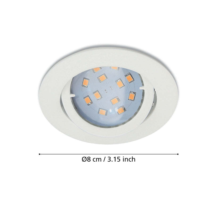 Spot encastrable Tedo blanc (31683)