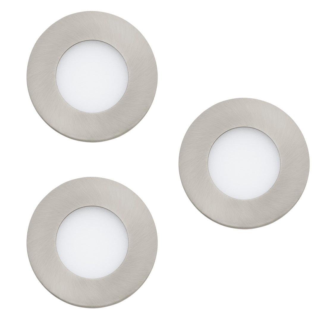 Spot encastrable Fueva-c nickel satiné
