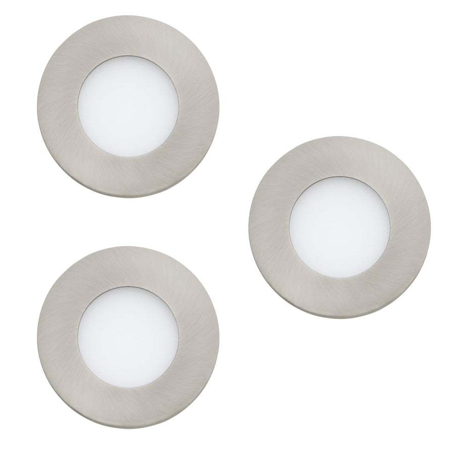 Spot encastrable Fueva-c nickel satiné