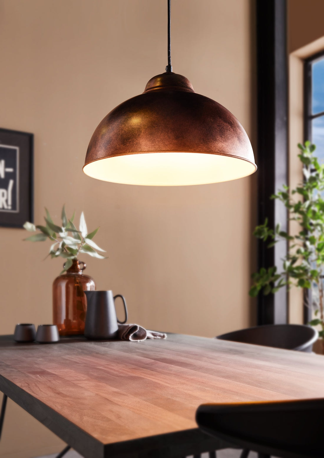 Suspension luminaire | Truro Cuivrée