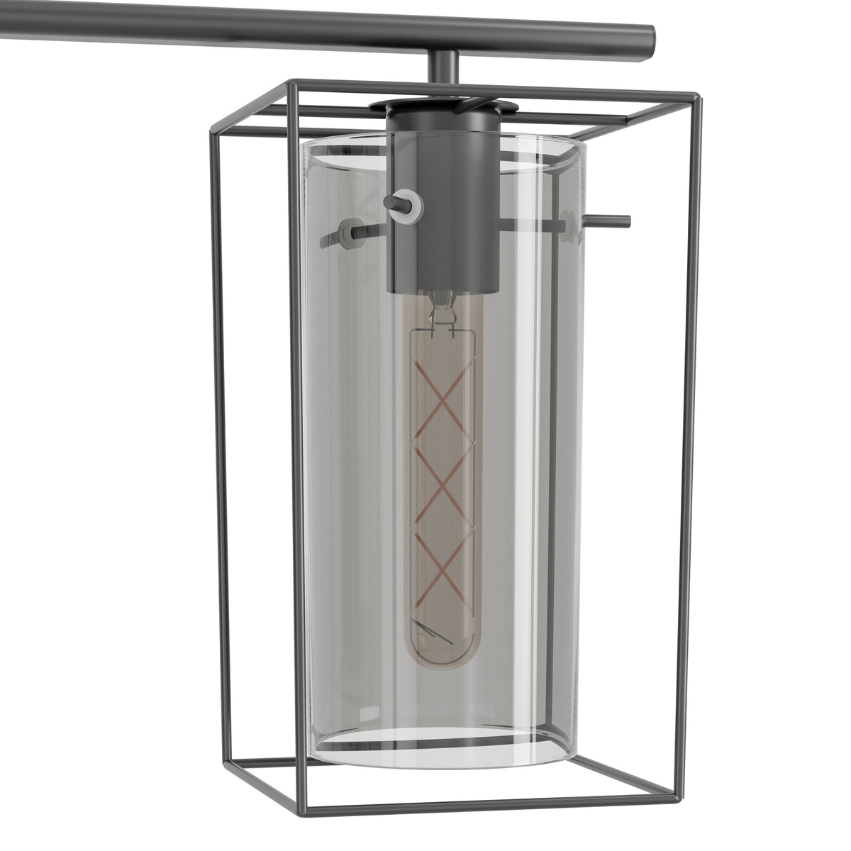 Suspension Loncino noire, verre (49496)