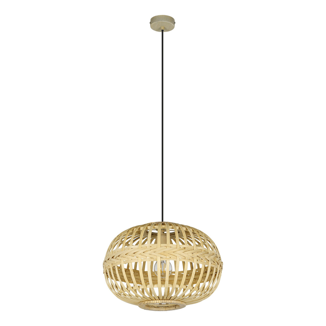 Suspension Amsfield marron, bois (49771)