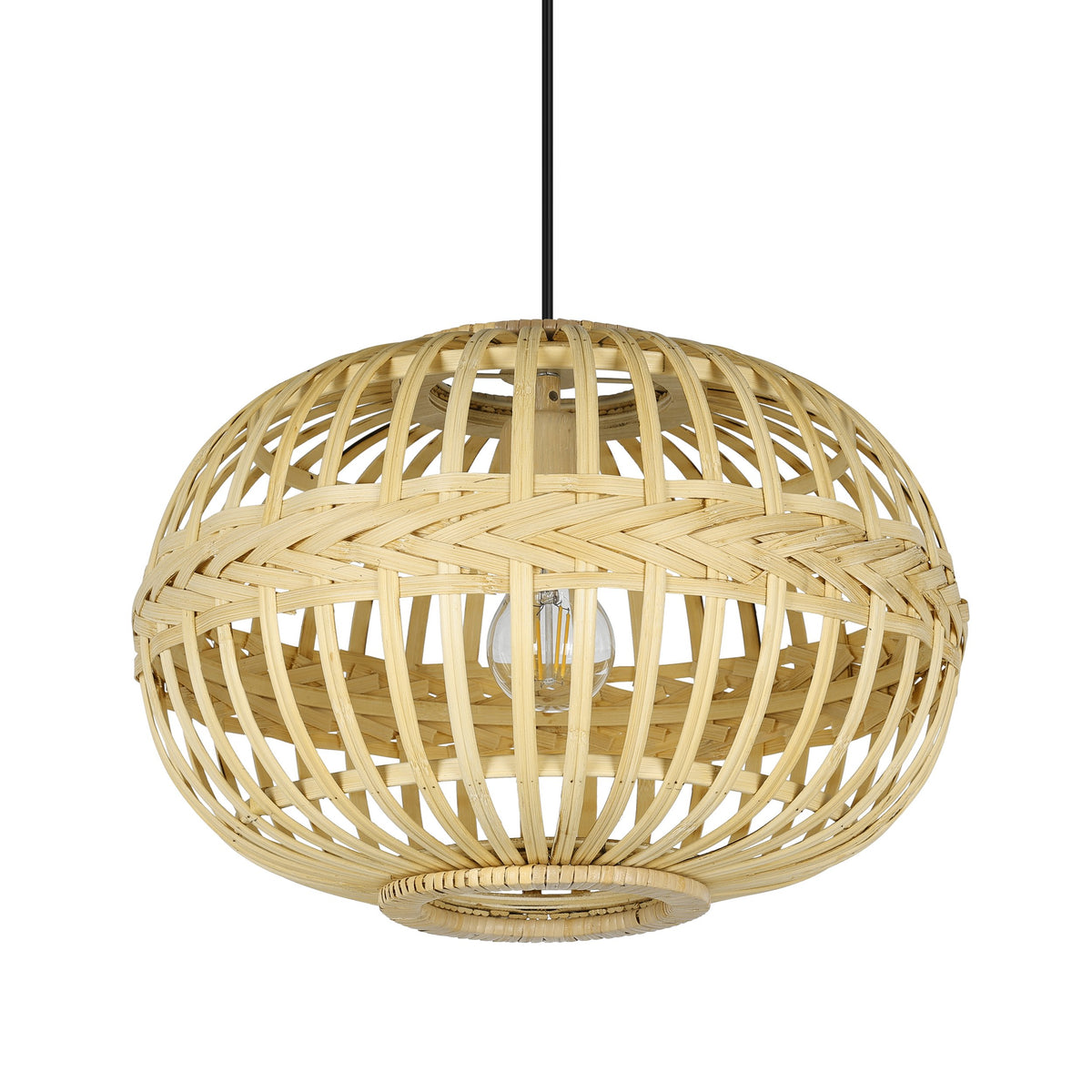 Suspension Amsfield marron, bois (49771)