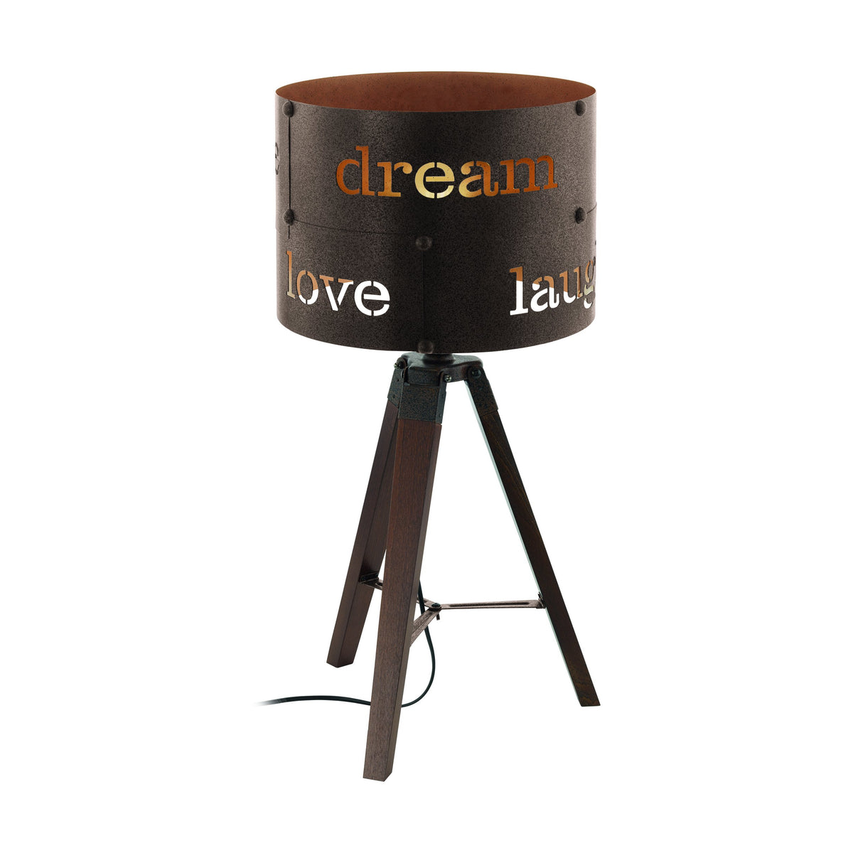 Lampe à poser Coldingham rouille