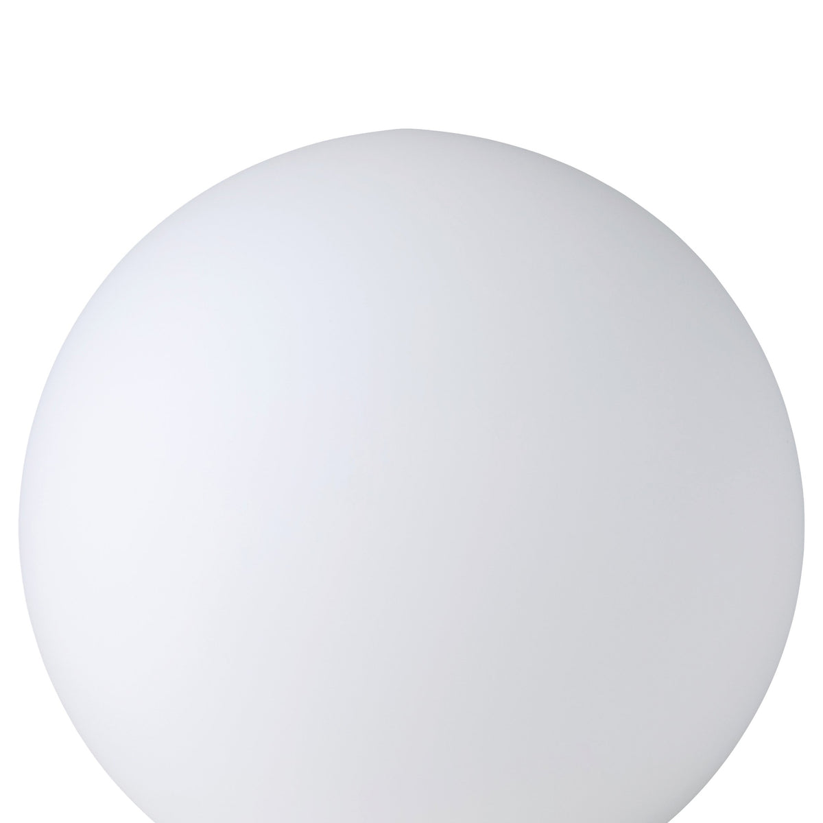 Lampe à poser Rondo blanche, verre