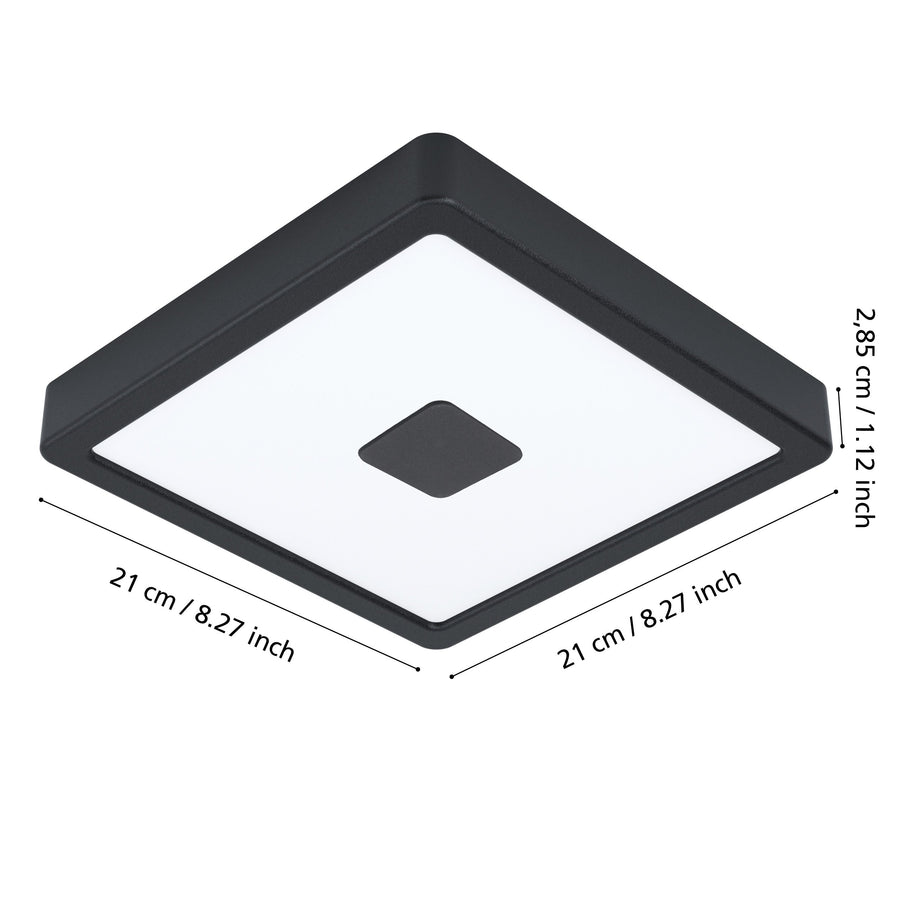 Luminaire extérieur Iphias 2 noir et blanc
