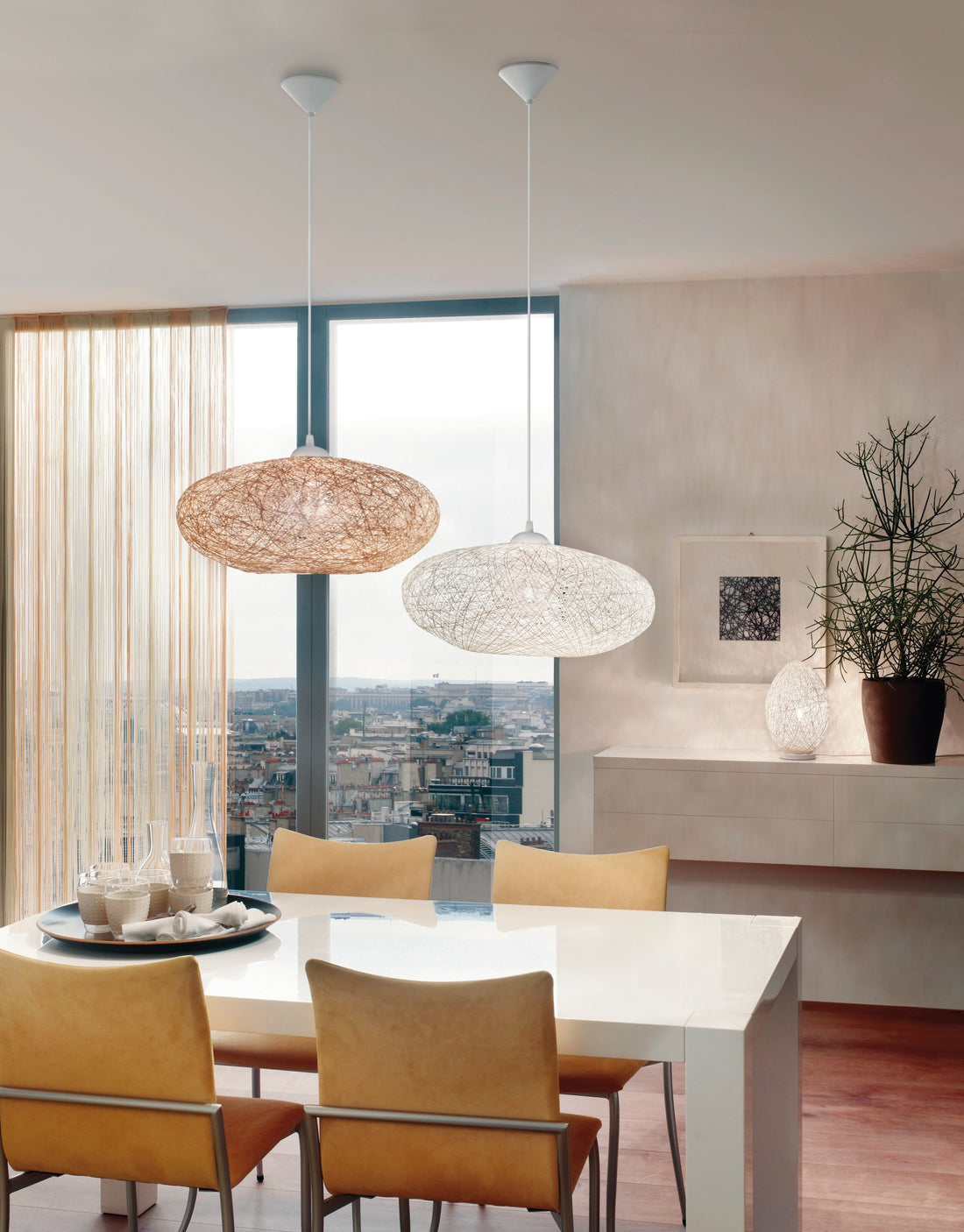 Suspension Campilo blanche