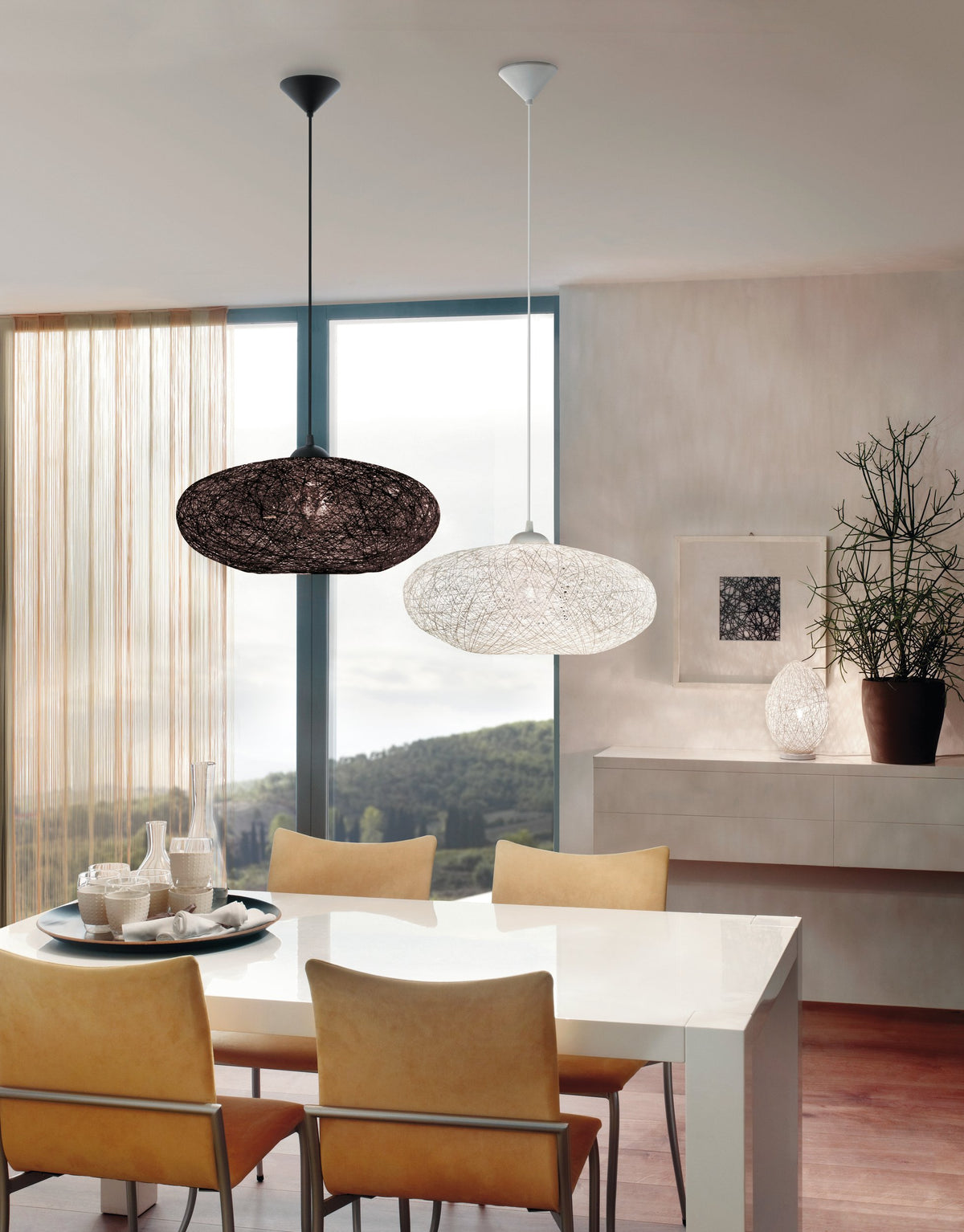 Suspension Campilo blanche