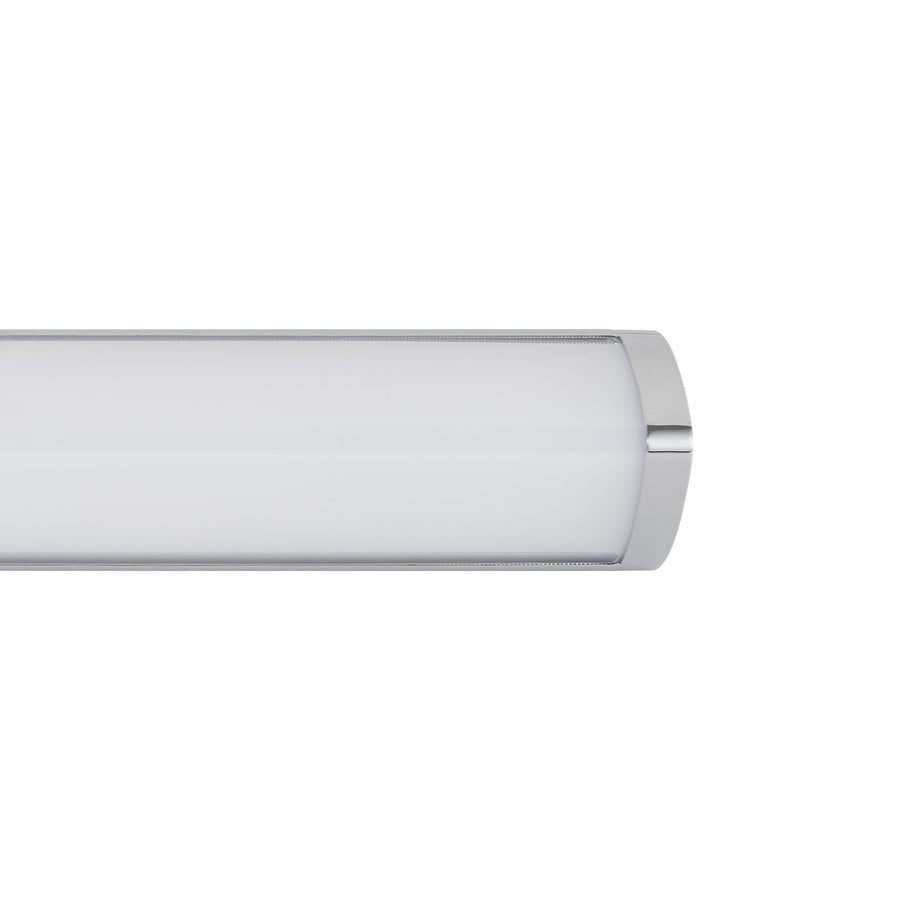 Plafonnier Gita 2 chromé et blanc (94713)