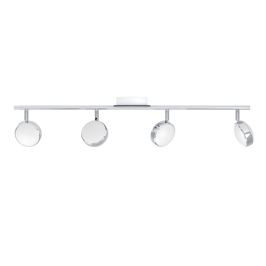 Spot Salto chromé, L 76 cm
