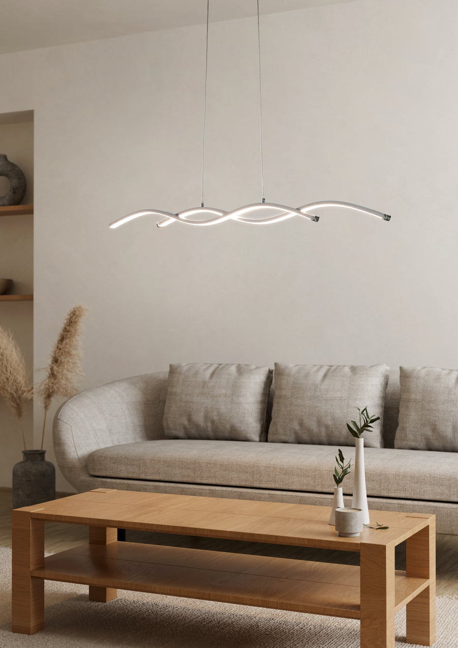 Suspension Lasana 2 chromée (96103)