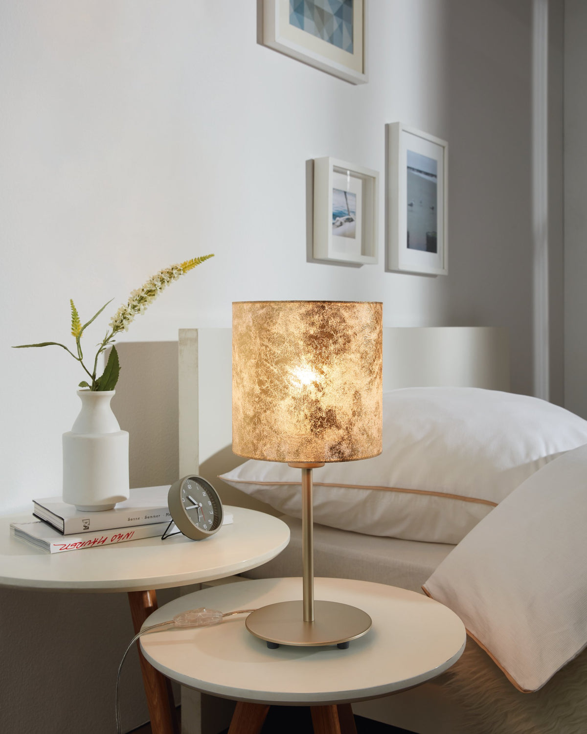 Lampe à poser Viserbella dorée