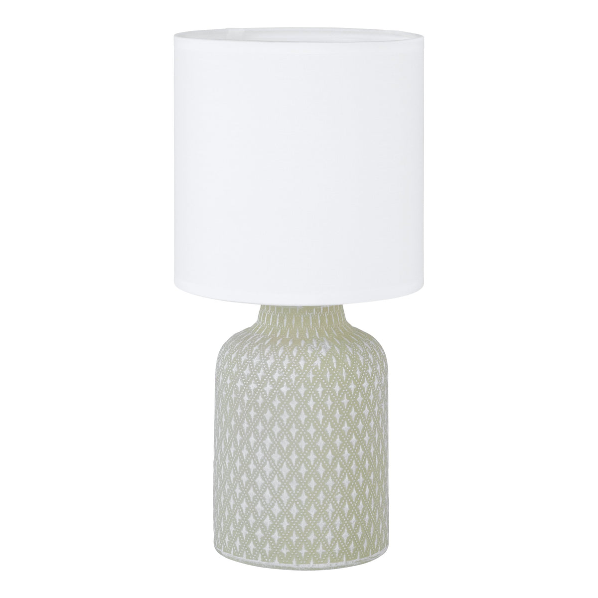 Lampe à poser Bellariva grise, céramique